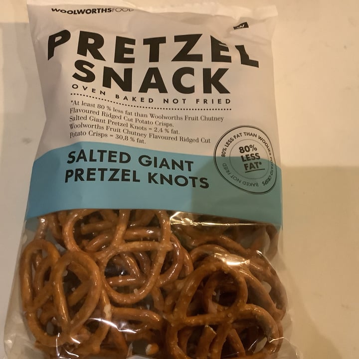 photo of Woolworths Food Pretzel Snack Salted Giant Pretzels Knots shared by @rubywatson on  23 Jun 2022 - review
