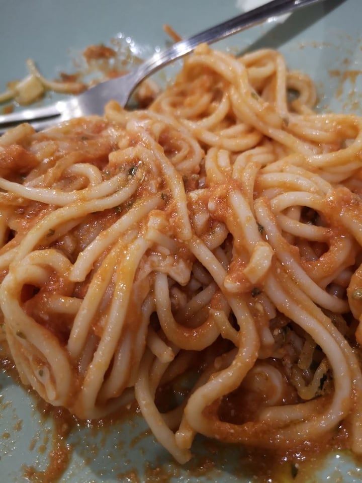 photo of Nyam Nyam Spaguetis Con Tomate A LA  Menta shared by @mirevegi on  30 Dec 2019 - review