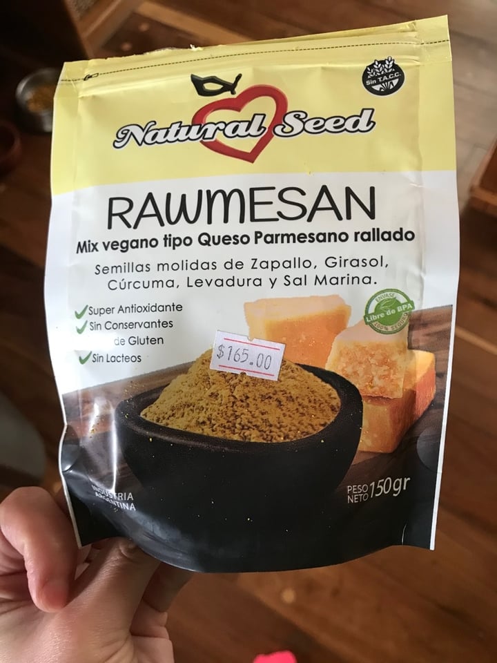 photo of Natural Seed Rawmesan shared by @mariacp on  05 Apr 2020 - review