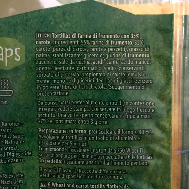 review photo of Vemondo Tortilla wraps carrots shared by @lisa-85 on 10 Aug 2022 - review
