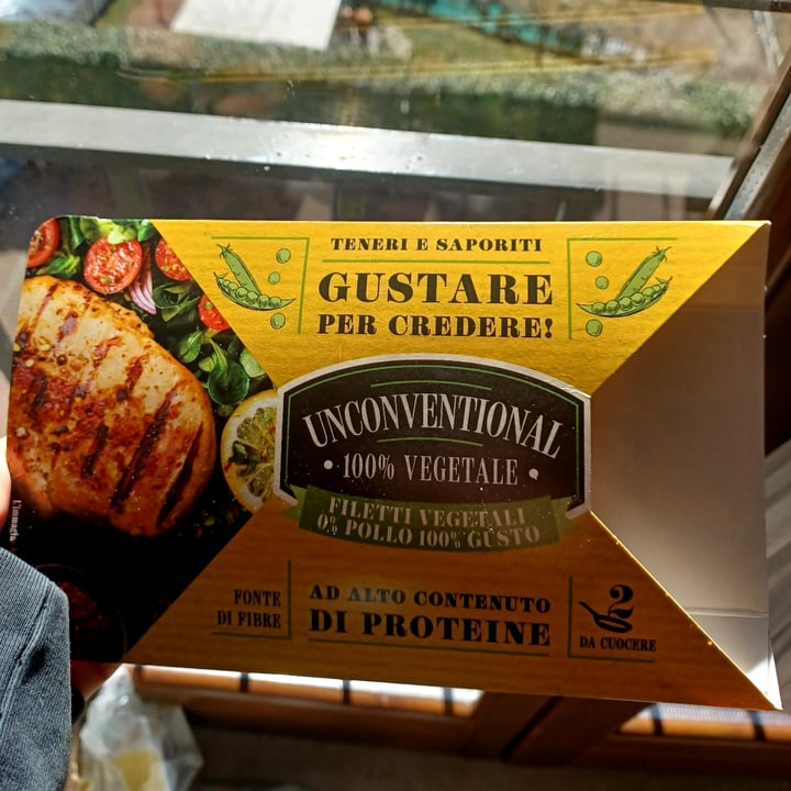 photo of Unconventional Filetti Vegetali 0% Pollo 100% Gusto - Plant Based Fillet shared by @zurrunoa on  28 Feb 2022 - review