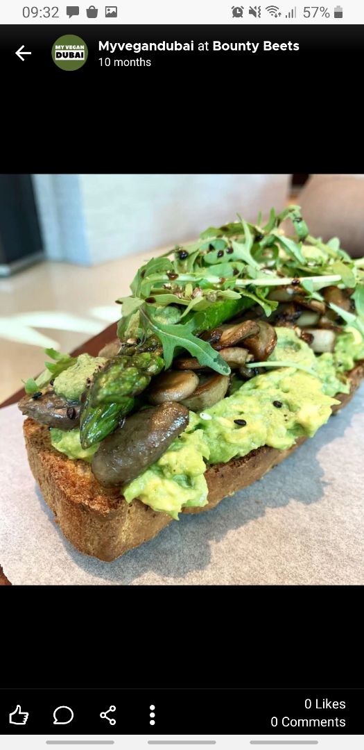 review photo of Bounty Beets Avocado Toast shared by @simka on 05 Mar 2020 - review