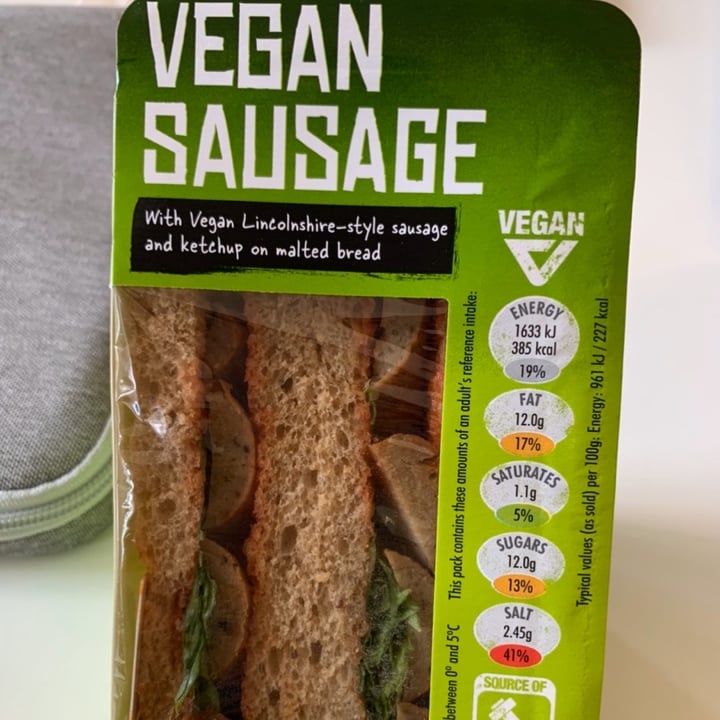 review photo of Raynors Vegan Sausage Sandwich shared by @absicola on 02 Apr 2020 - review