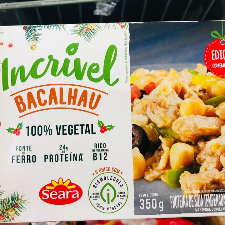 photo of Seara Incrível Bacalhau shared by @veganizai on  19 Dec 2021 - review