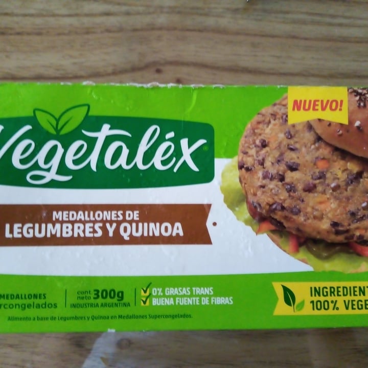 photo of Vegetalex Medallones de Legumbres y Quinoa shared by @silgimenez85 on  22 Jan 2021 - review