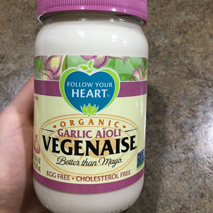 review photo of Follow Your Heart Garlic Aioli Vegenaise shared by @veggiedia16 on 15 Feb 2021 - review