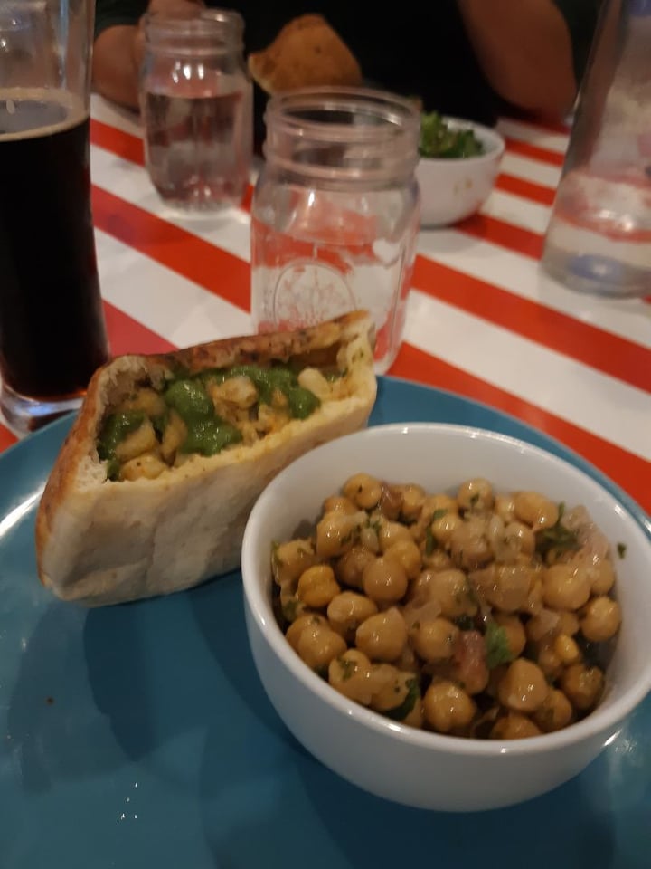 review photo of The Vegetable Hunter- Vegan/ Vegetarian Cafe & Boutique Brewery Mac and Cheese Pesto Pita shared by @mikerutt on 15 Aug 2019 - review