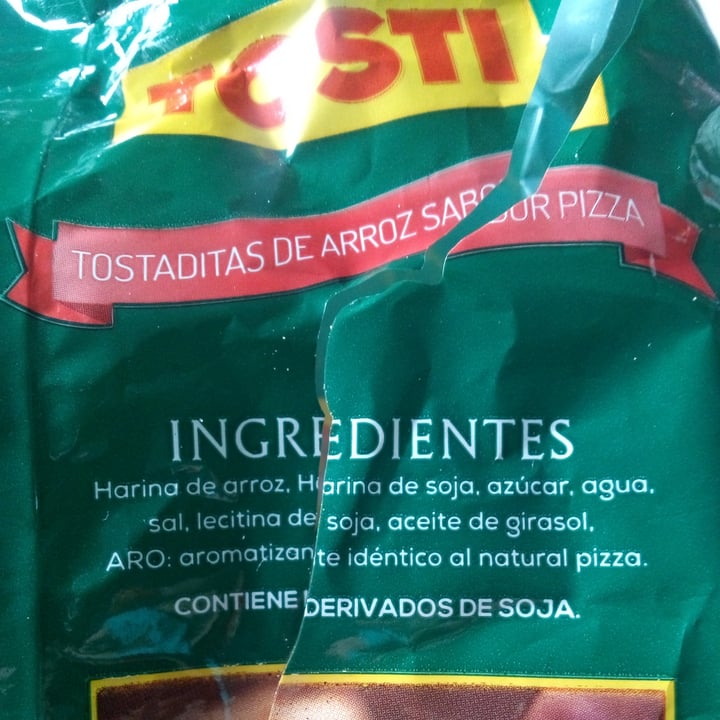 photo of Tosti Tostaditas De Arroz Sabor Pizza shared by @andreitapobre on  14 Jan 2021 - review