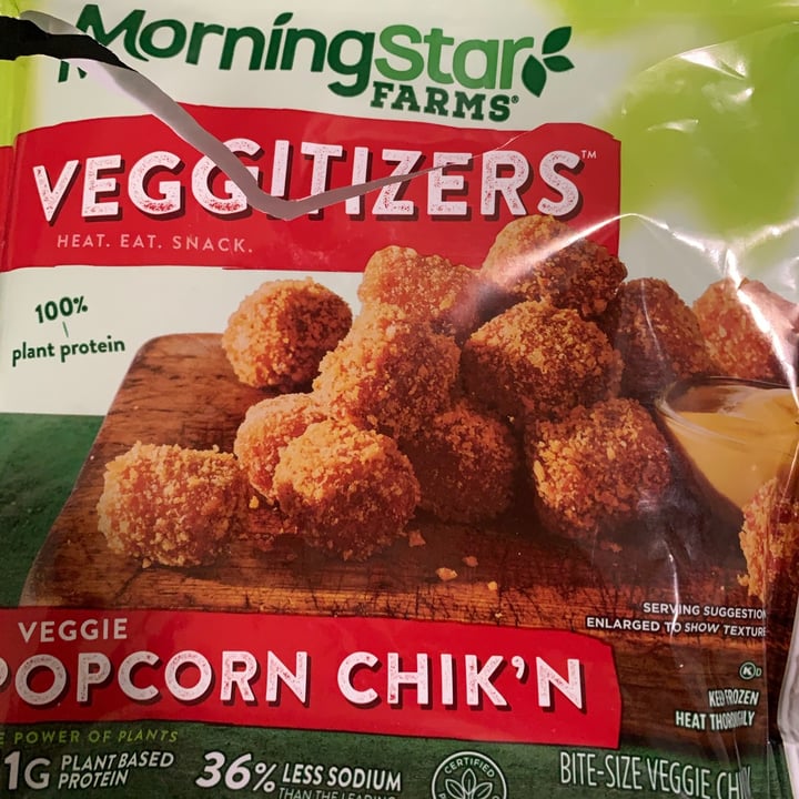 photo of MorningStar Farms Veggitizers Veggie Popcorn Chik’N shared by @onehungryvegan on  27 Oct 2020 - review