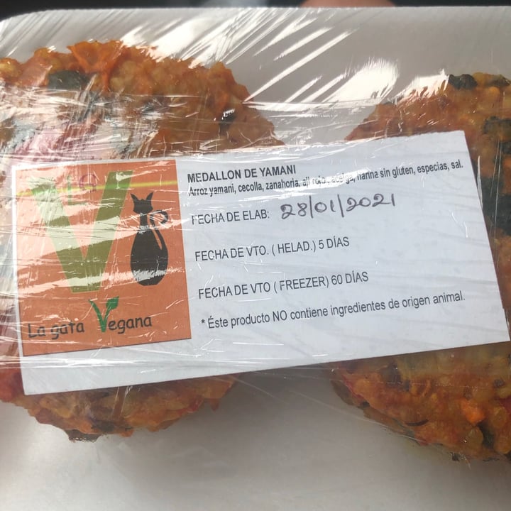 photo of La Gata Vegana Medallón De Arroz Yamani shared by @elizbeth on  28 Jan 2021 - review
