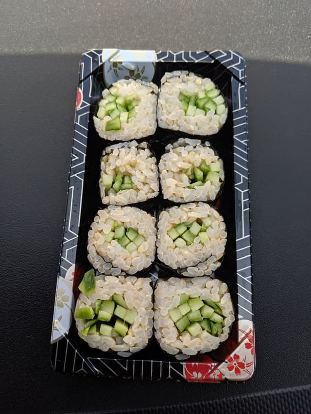 Foto del plato “Cucumber sushi”