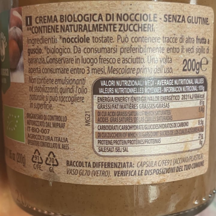 review photo of La Via Del Grano Crema 100% nocciole shared by @serenacos on 15 Apr 2022 - review
