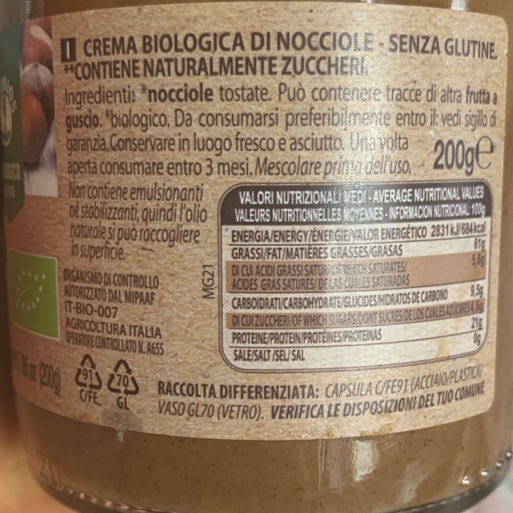 photo of La Via Del Grano  Crema 100% nocciole shared by @serenacos on  15 Apr 2022 - review