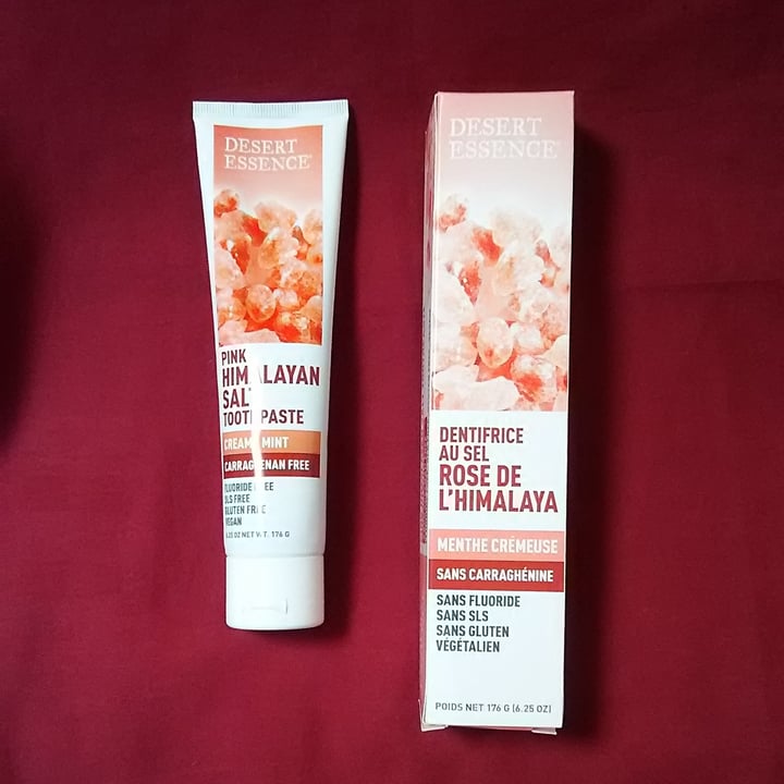 photo of Desert Essence Pink Himalayan Salt Toothpaste shared by @levnagev on  04 Jan 2022 - review