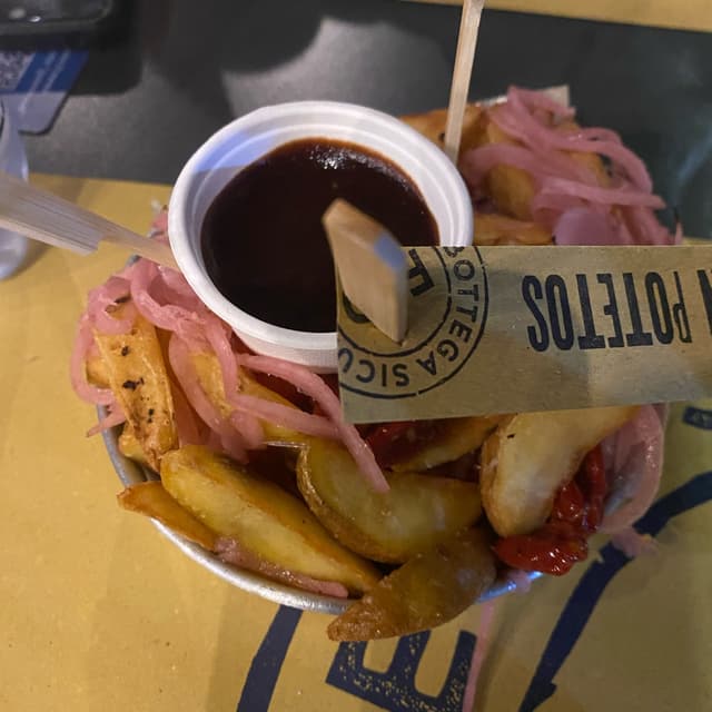 菜肴“Patate E Cipolle”的照片