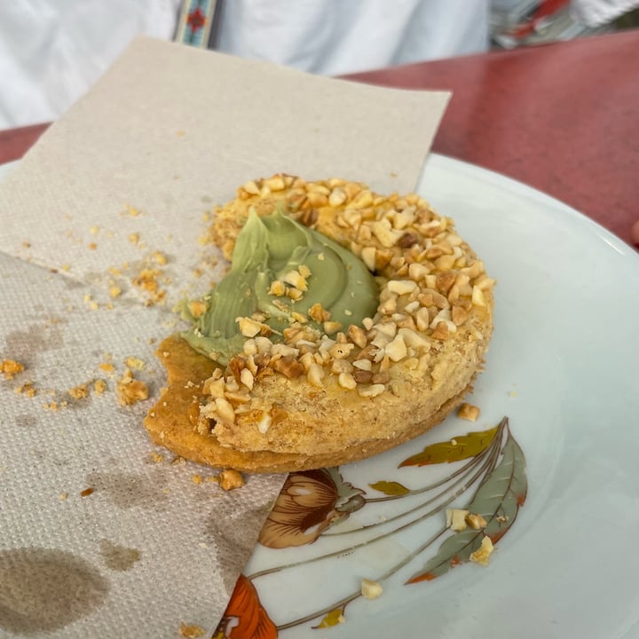 photo of Fram Cafè Bistrot Bio Veg Biscotto con crema al pistacchio shared by @lassetiereleben on  02 Jul 2022 - review