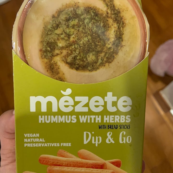 photo of Mezete Hummus With Herbs Dip And Go shared by @spatika12 on  02 Dec 2020 - review