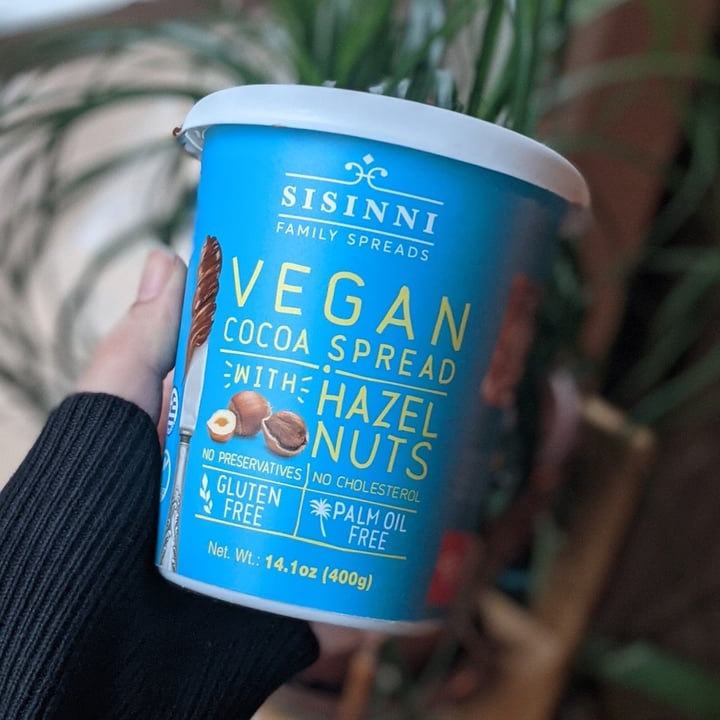 photo of Sisinni Family Spreads Vegan Hazelnut Cocoa spread shared by @iszy on  13 Apr 2022 - review