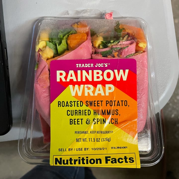 photo of Trader Joe's Rainbow wrap shared by @jpegg on  26 Oct 2021 - review