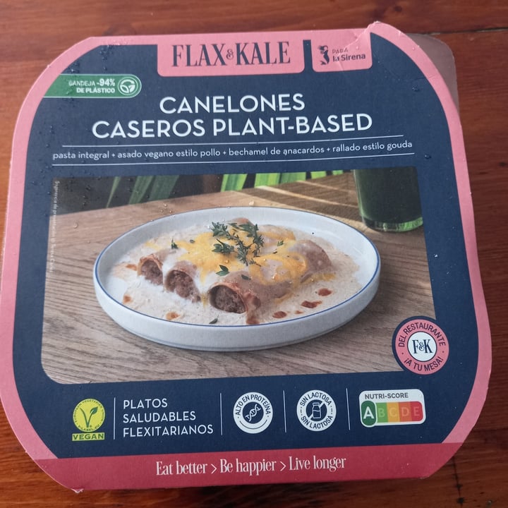 photo of Flax & Kale Canelones caseros plant-based shared by @demp on  05 Oct 2022 - review