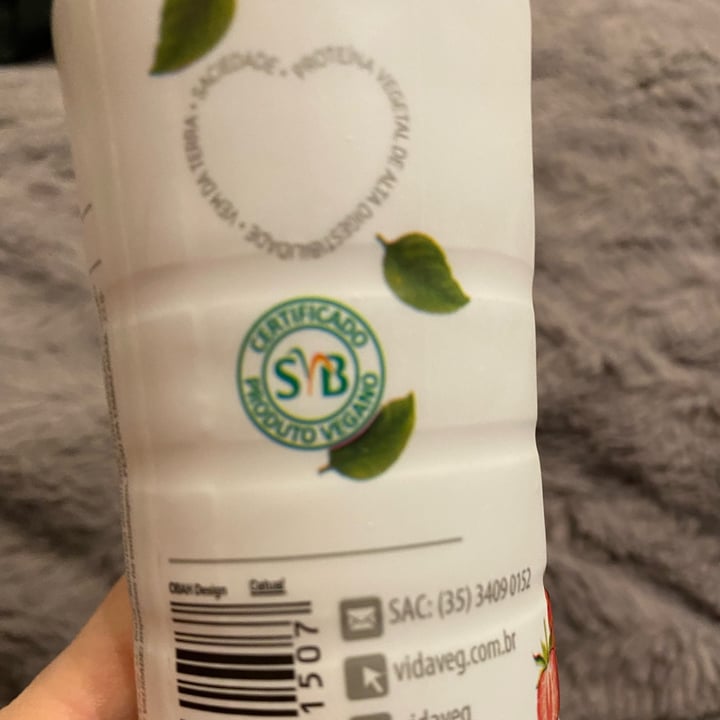review photo of Vida Veg Bebida Veg Protein Morango shared by @karingreco on 18 Jan 2023 - review