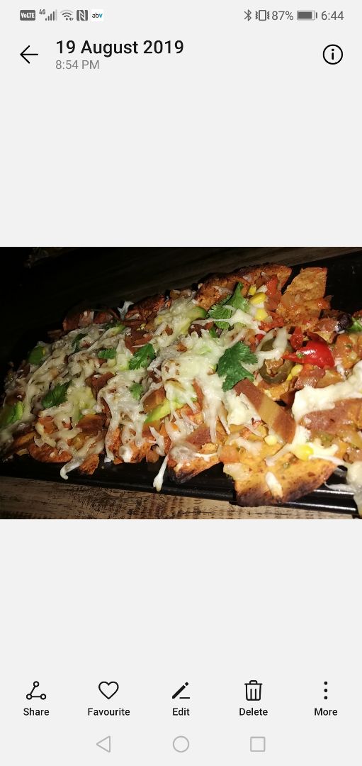 photo of Hudsons The Burger Joint (Hazelwood) Vacon Nachos shared by @teecee1401 on  04 Sep 2019 - review