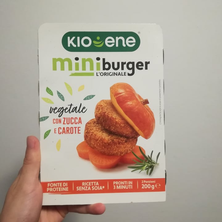 photo of Kioene Mini Burger Zucca E Carote shared by @sara1997 on  18 Jun 2022 - review