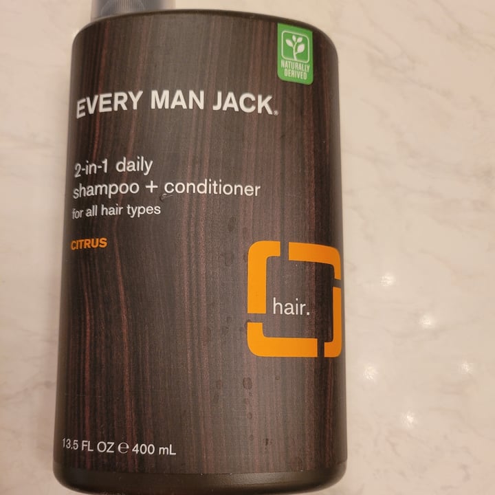 review photo of Every Man Jack 2 in 1. Daily Shampoo + Conditioner shared by @rjroszkowski on 01 Mar 2021 - review
