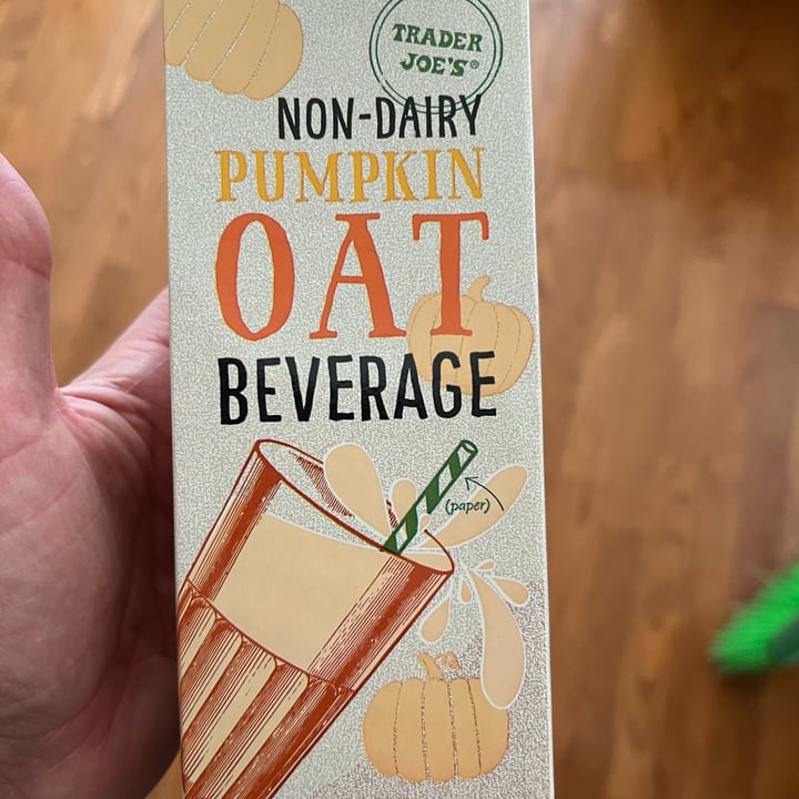 photo of Trader Joe's Pumpkin oat beverage shared by @danielsweeney on  26 Nov 2022 - review