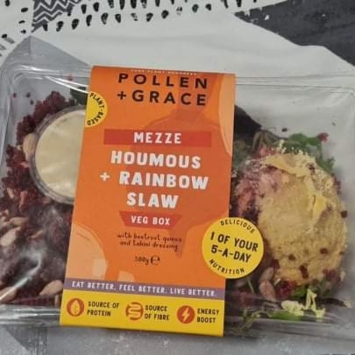 photo of Pollen + Grace Houmous and rainbow slaw shared by @daisyduck789 on  18 Feb 2022 - review