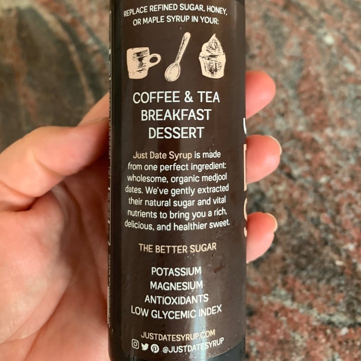 review photo of The Better Sugar Just Date Syrup shared by @michellebaena on 23 Aug 2020 - review
