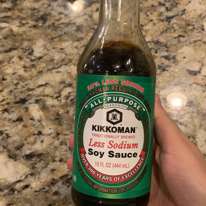 review photo of Kikkoman Soy sauce less sodium shared by @angelicafanara on 12 Mar 2022 - review