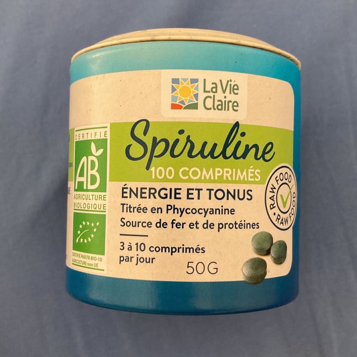 photo of La vie claire Spiruline shared by @emmacslafolle on  29 Sep 2021 - review