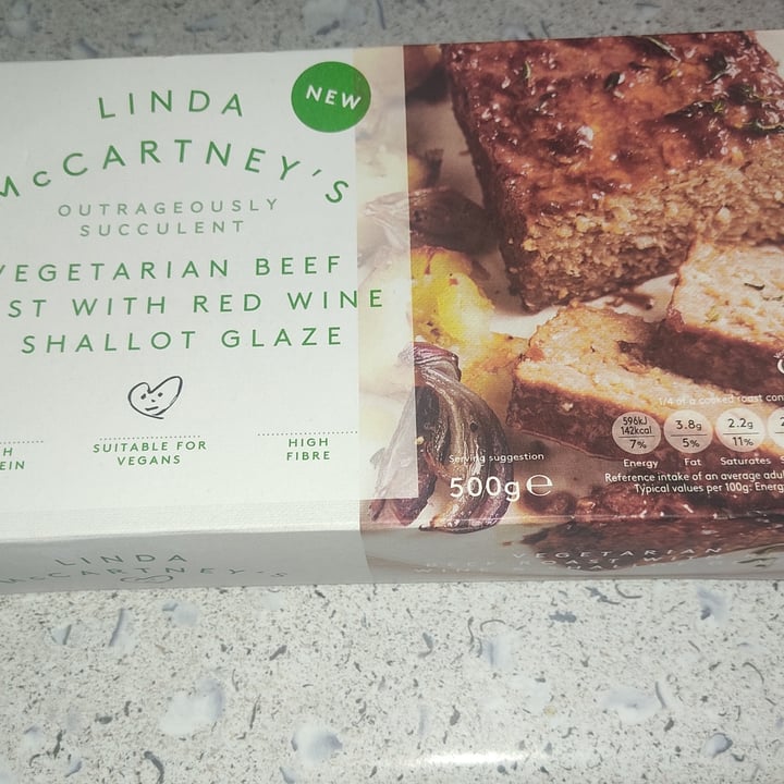 photo of Linda McCartney's Vegetarian Beef Roast with Red Wine & Shallot Glaze shared by @anniev on  14 Dec 2021 - review