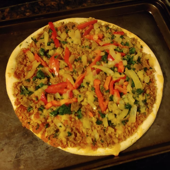 photo of Woolworths Food Veg and Falafel Pizza shared by @kaulana on  24 Sep 2022 - review