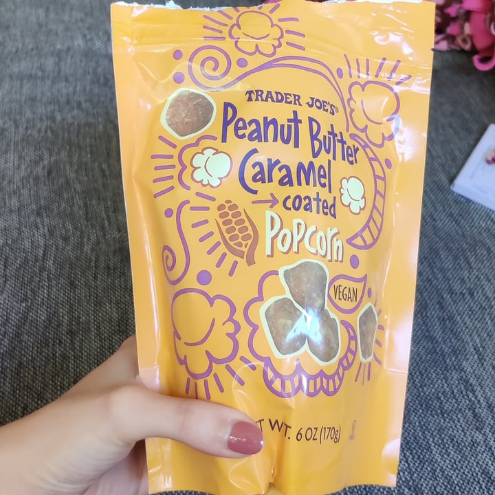 photo of Trader Joe's Peanut Butter Caramel Coated Popcorn shared by @els17 on  03 Jul 2022 - review