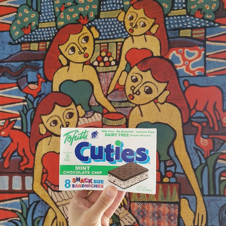 photo of Tofutti Mint Chocolate Chip Cuties shared by @paniwilson on  30 Jun 2022 - review