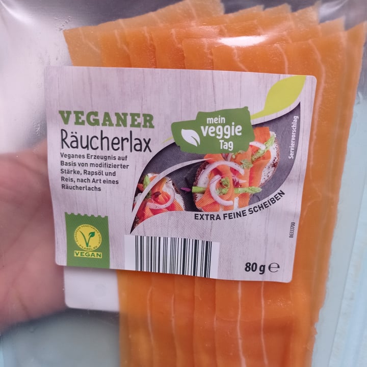 photo of Mein Veggie Tag veganer räucherlax shared by @albetty on  03 Oct 2022 - review
