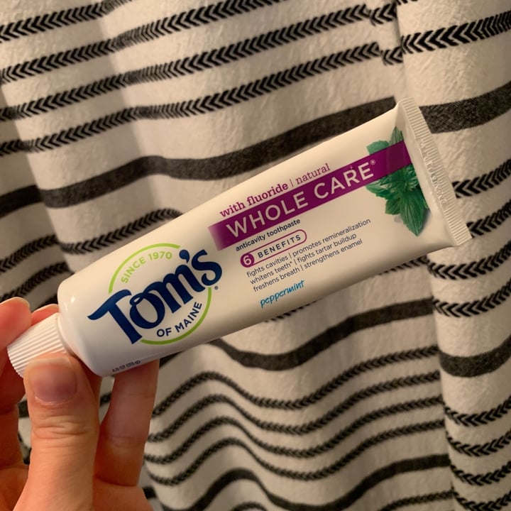 photo of Tom's of Maine Whole Care Peppermint shared by @mackenz on  21 Jul 2021 - review