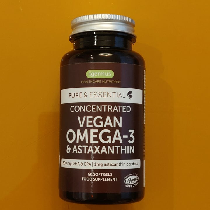 photo of Igennus Vegan omega 3 shared by @joxi on  16 Mar 2022 - review