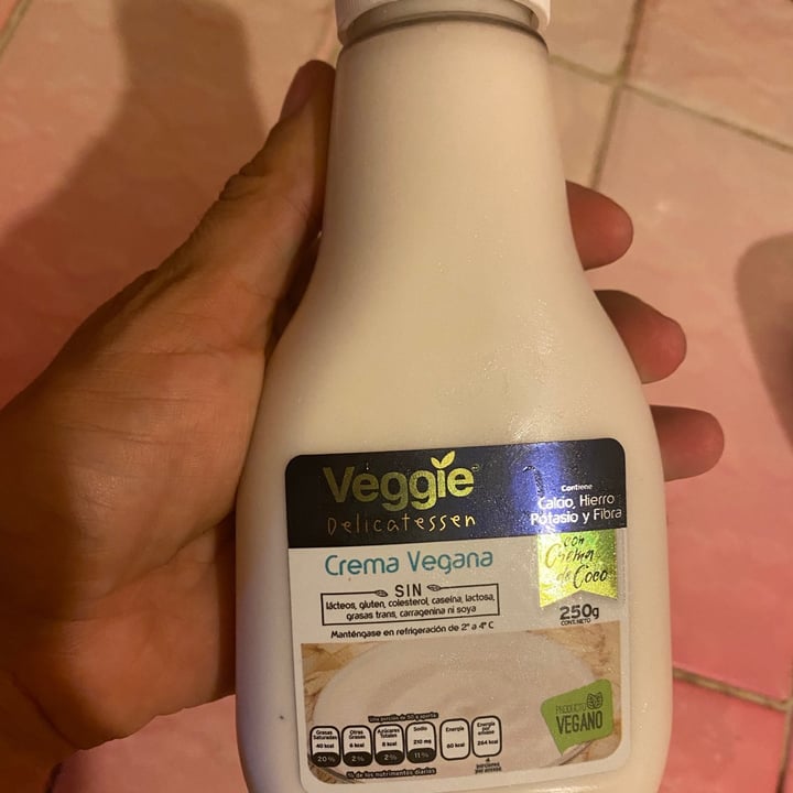 photo of Veggie Delicatessen Crema Vegana shared by @sinaimorelos on  04 Sep 2020 - review