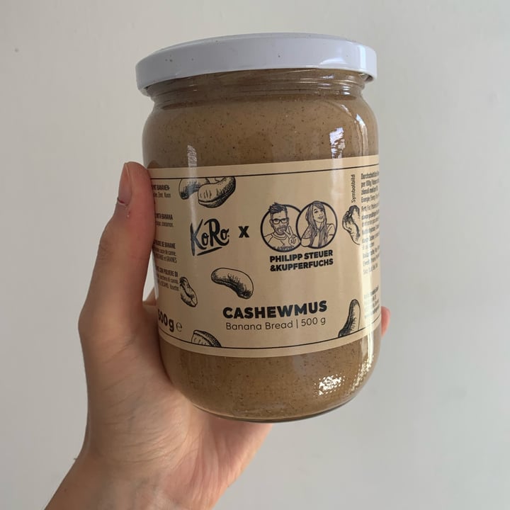 photo of Koro Cashewmus Banana Bread shared by @veganbypauline on  26 Aug 2022 - review