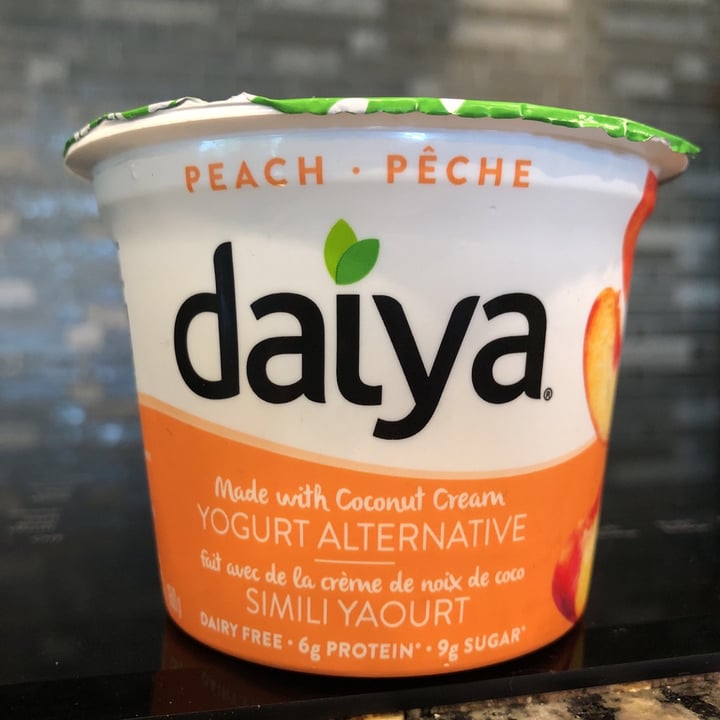 photo of Daiya Peach yogurt alternative shared by @wfpbsarah on  22 Jun 2020 - review