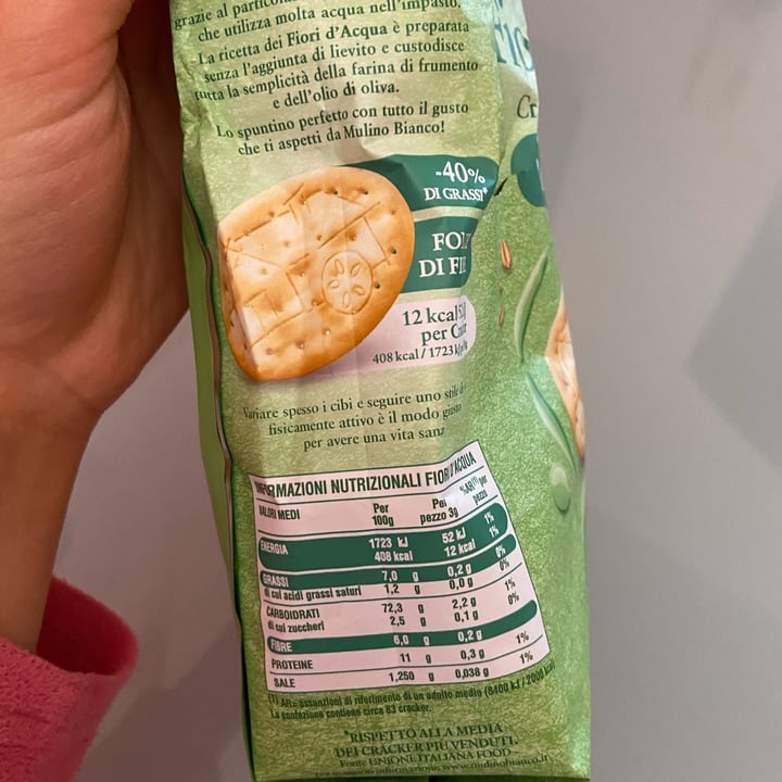 photo of Mulino Bianco Cracker all'acqua shared by @rebeccagreco99 on  19 Mar 2022 - review