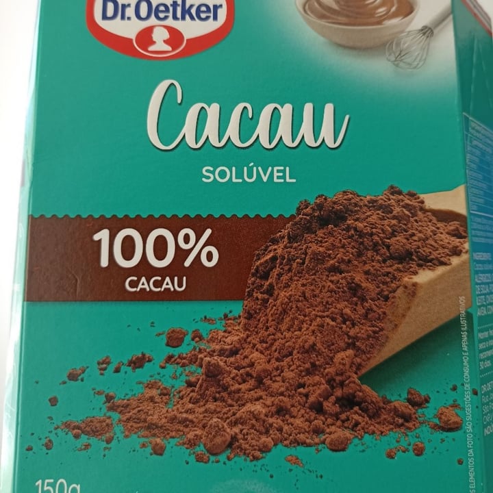 photo of Dr. Oetker Cacau 100% shared by @thaisvegan on  10 Nov 2022 - review