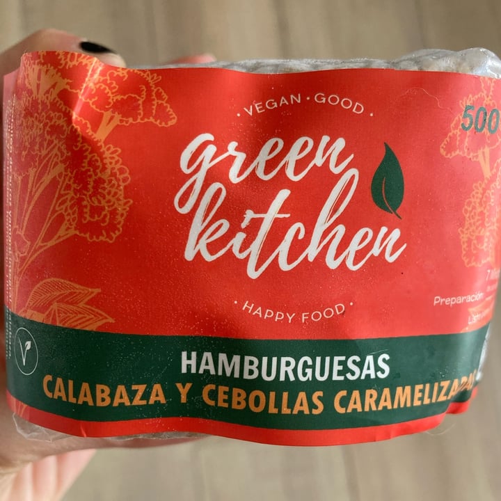 photo of Green kitchen Hamburguesas calabaza y cebolla caramelizada shared by @sailorlegumbre on  03 May 2022 - review