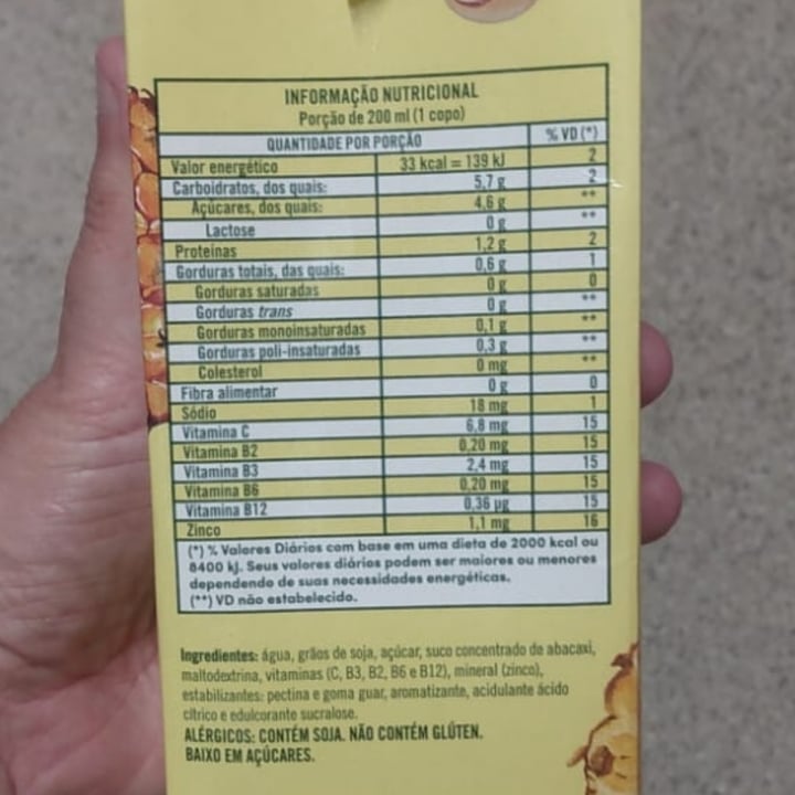 review photo of Ades Ades de soja sabor abacaxi shared by @anamariaconcianci on 02 Dec 2022 - review