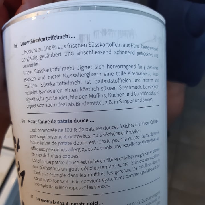 review photo of Nu3 Süsskartoffel Mehl shared by @veganistar on 23 May 2021 - review