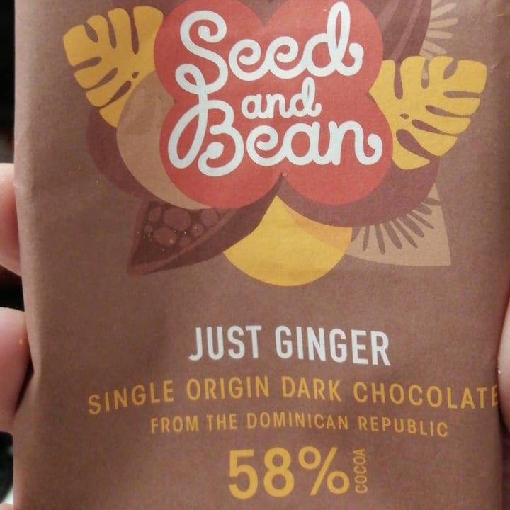 photo of Seed and Bean just ginger dark chocolate shared by @janebee on  29 Jul 2022 - review
