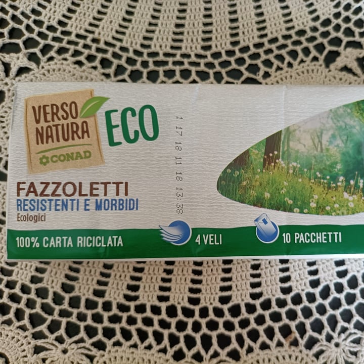 photo of Verso Natura Eco Conad Fazzoletti di carta shared by @liciamiao86 on  11 Apr 2021 - review